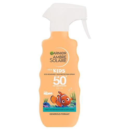 Garnier Ambre Solaire Kids Sun Protection Spray Spf50+ Nemo Παιδικό Αντηλιακό Γαλάκτωμα σε Spray για Πρόσωπο, Σώμα Πολύ Υψηλής Προστασίας 270ml